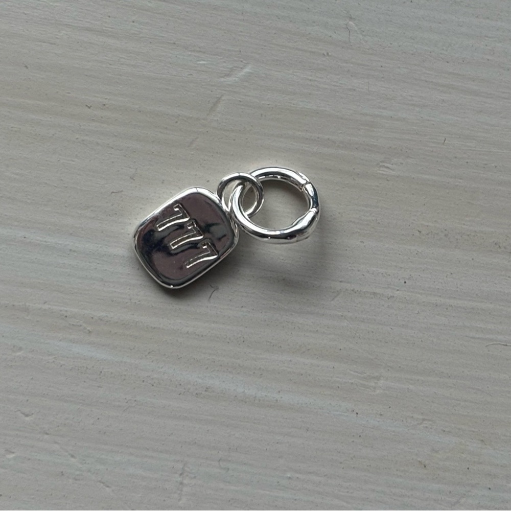 Evry Jewels Silver 777 Charm Pendant